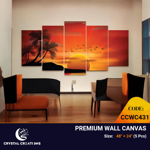 Tropical Sunset Canvas