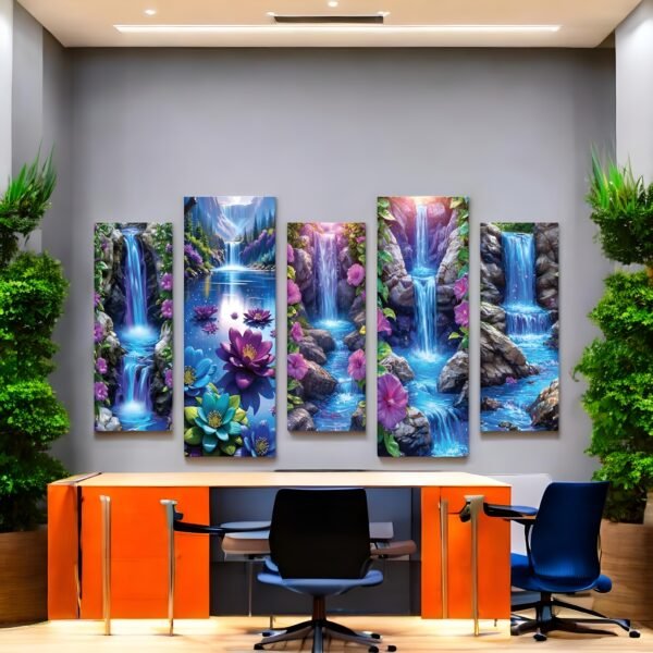 Waterfall Bloom Canvas Art
