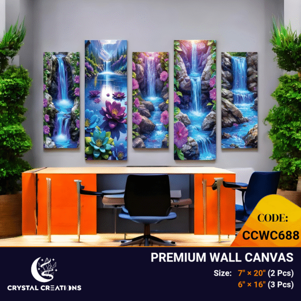 Waterfall Bloom Canvas Art