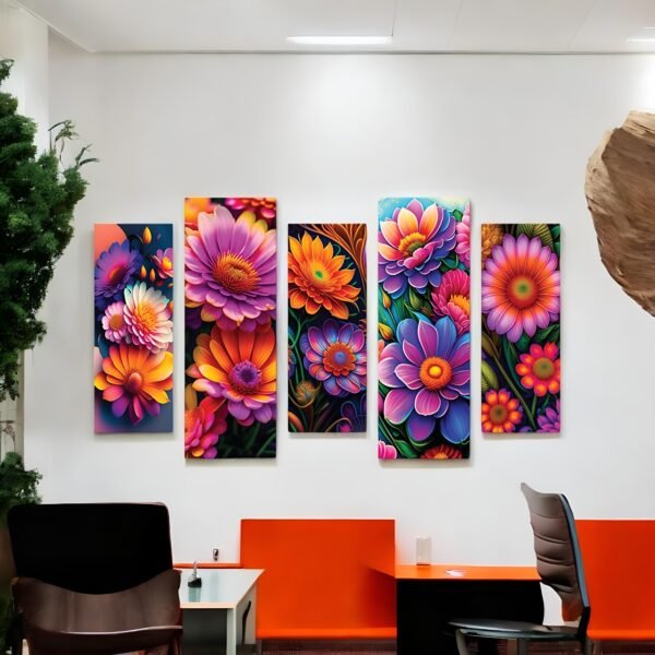 Colorful Blossom Fantasy Canvas