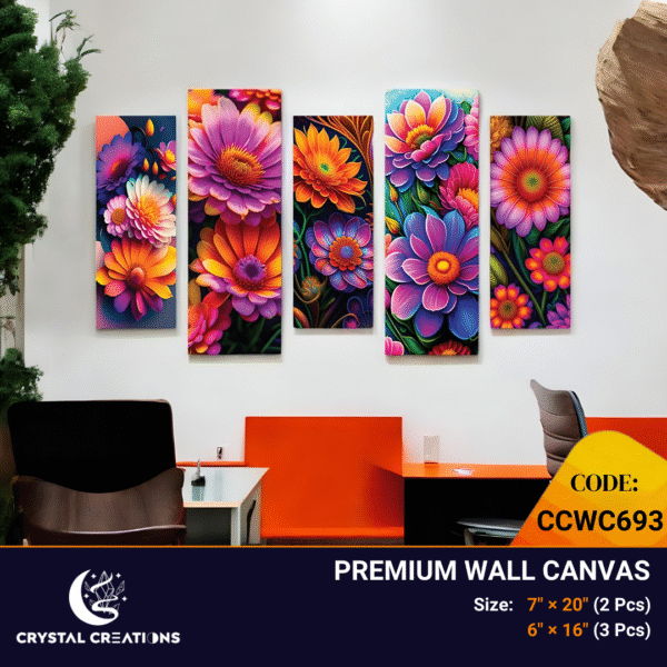 Colorful Blossom Fantasy Canvas