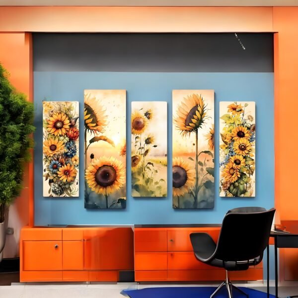 Radiant Sunflower Display