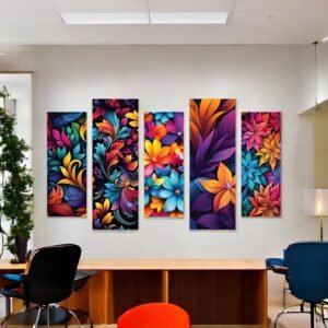 Psychedelic Garden Canvas