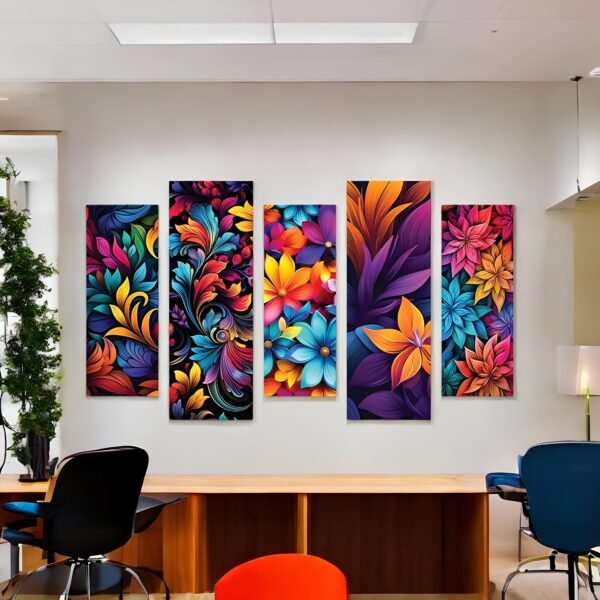 Psychedelic Garden Canvas