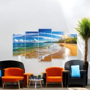 Tropical Beach Canvas Art