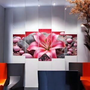 Rose Quartz Bloom Wall Canvas