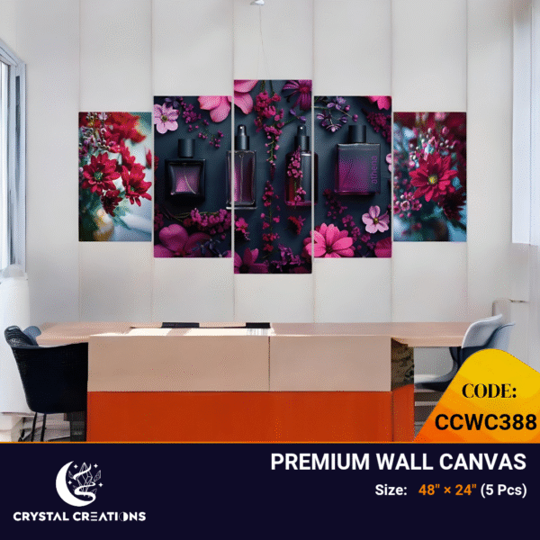 Prismatic Garden Wall Canvas