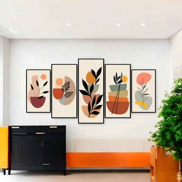 Earthy Modern Gallery Wall