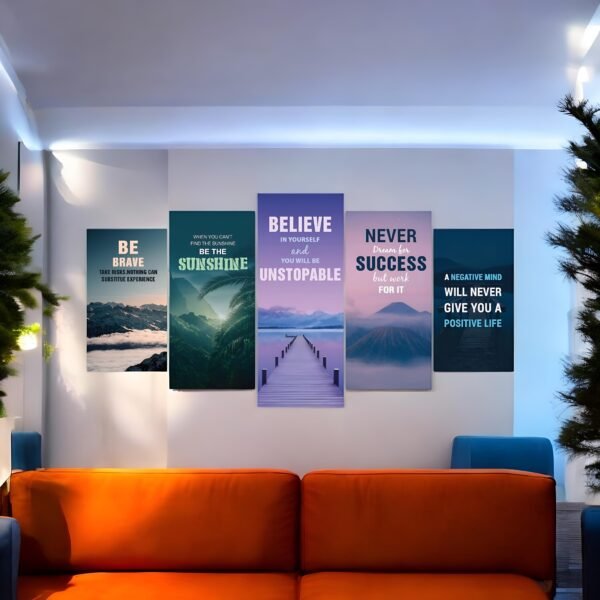 Peaceful and Inspiring Positive Affirmation Wall Art
