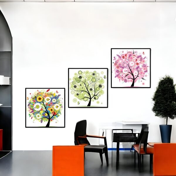 Spring Bloom Trio Whimsical Tree Display
