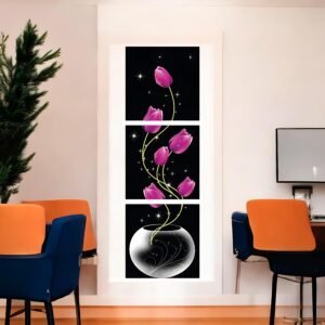 Elegant Tulips Premium Floral Canvas Set