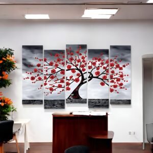Scarlet Accent Red Blossom Tree