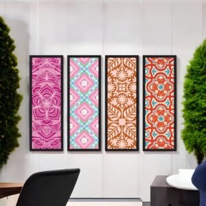 Vibrant Pattern Play Stylish Canvas Set
