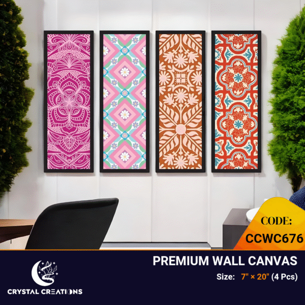 Vibrant Pattern Play Stylish Canvas Set