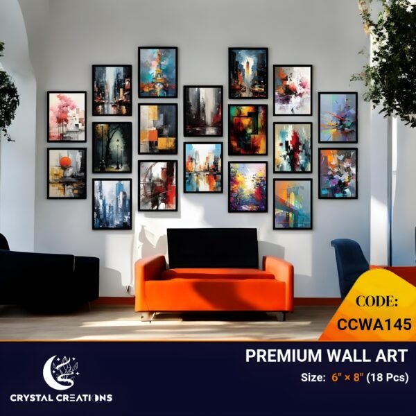 Urban Rhythms Premium Abstract Cityscape Set
