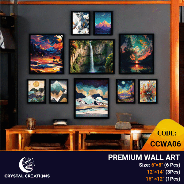 Scenic Escapes Diverse Premium Wall Art Set