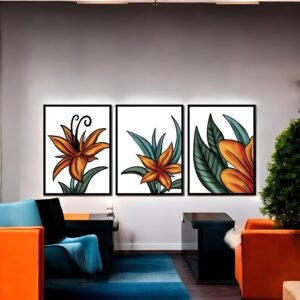 Striking Floral Silhouettes