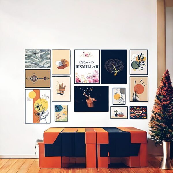 Contemporary Boho Chic Faith & Botanical Display