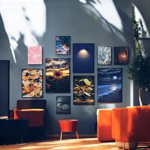 Stylish Home Decor with Diverse Imagery