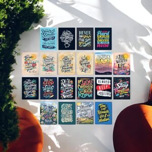 Colorful Empowerment Message Gallery Wall