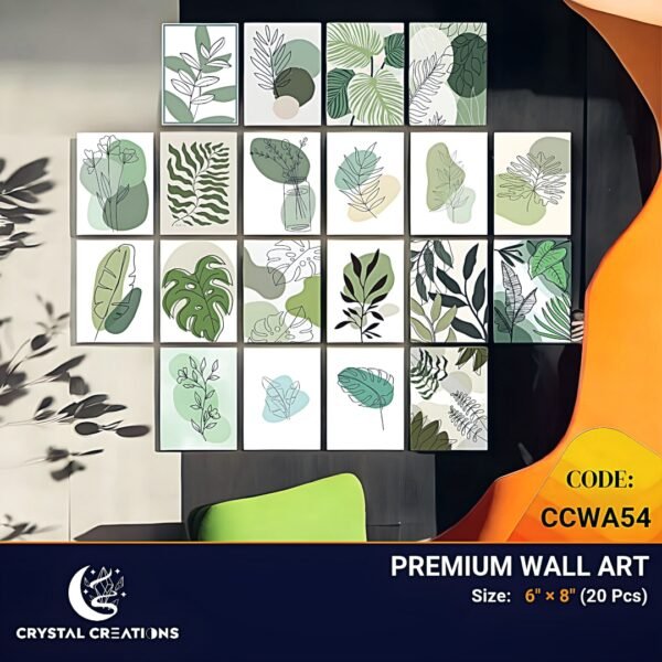 Vast Abstract Leaf Stencil Collection