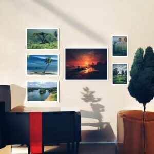 Calming Landscape Theme Gallery Wall