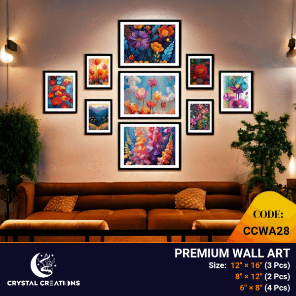 Colorful Floral Canvas Collection