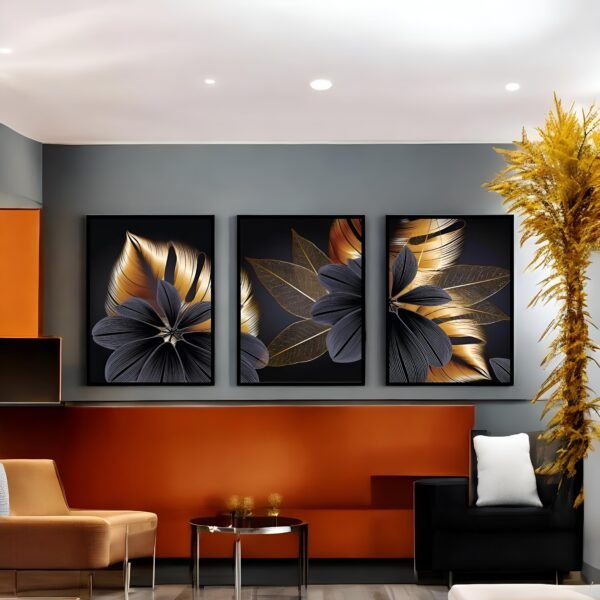 Luxury Bloom Triptych