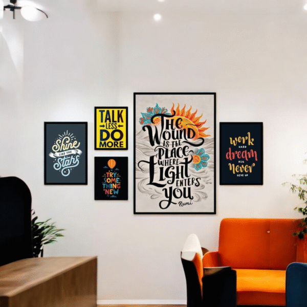 Inspirational Quote Art Set
