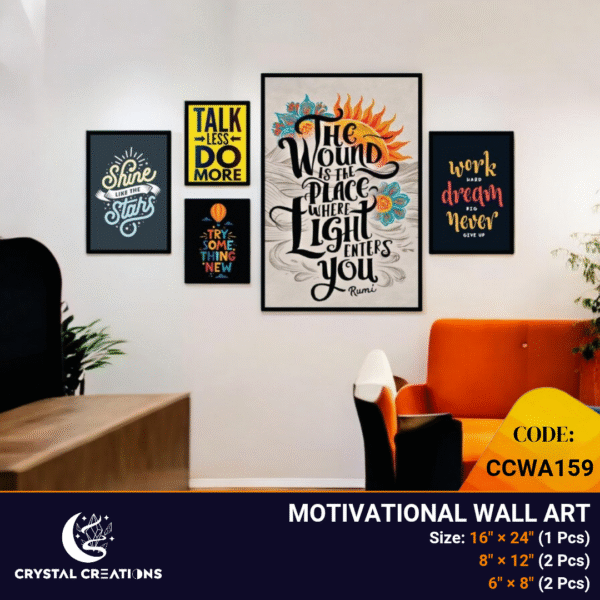 Inspirational Quote Art Set
