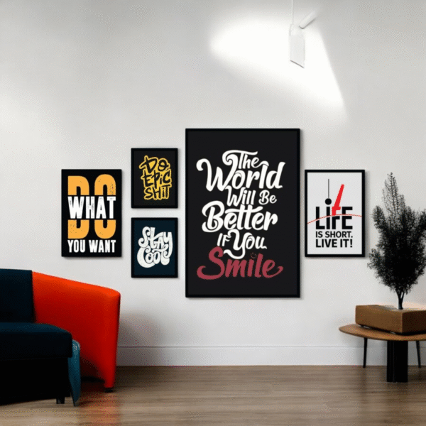 Bold and Inspiring Positive Affirmation Wall Art