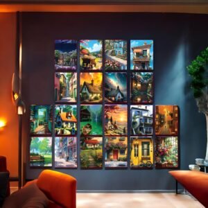 Quaint Villages and Homes Premium Wall Art