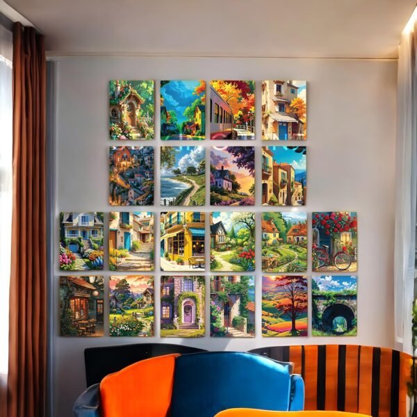 Cheerful Urban and Rural Home Decor Assortment