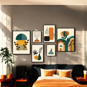 Mid-Century Organic Shapes Ensemble