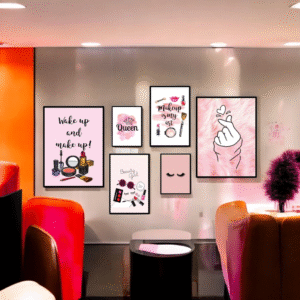 Bright and Cheerful Beauty-Inspired Wall Art