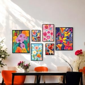 The Colorful Canvas Wall