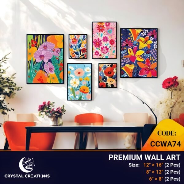 The Colorful Canvas Wall