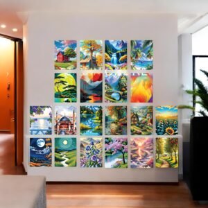 Colorful and Varied Wall Decor Assortment