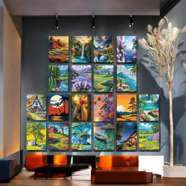 Enchanting Cottage & Landscape Theme Gallery Wall