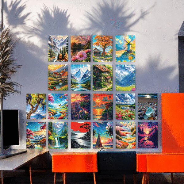 Bright and Diverse Illustrated Home & Nature Wall Art