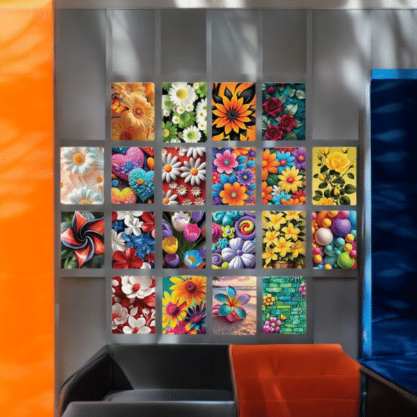 Thematic Mega Floral Gallery Wall