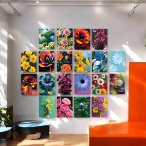 A Bloom Extravaganza Wall