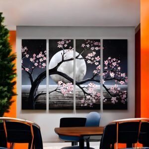 Midnight Bloom Serenade Cherry Blossom Moon