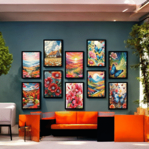 Beautiful Nature Theme Gallery Wall