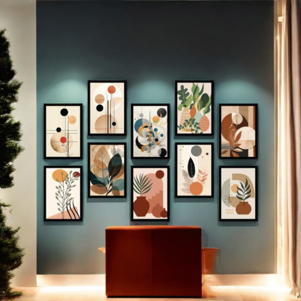 Retro Modern Botanical Gallery