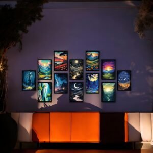 Stylish Home Decor with Colorful Landscape Collection