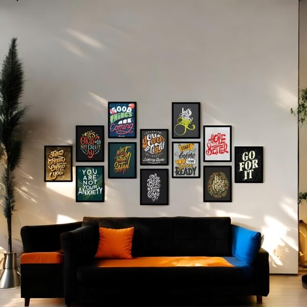 Bright and Inspiring Positive Affirmation Wall Art