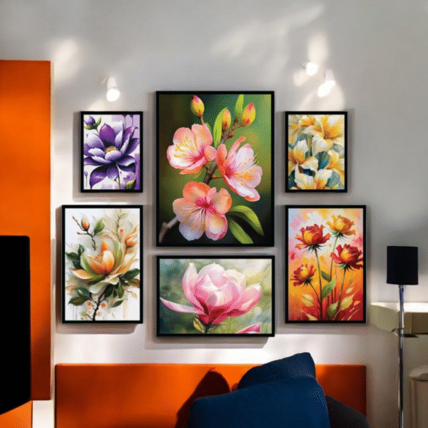 Soft Watercolor Floral Canvas Collection
