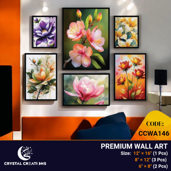 Soft Watercolor Floral Canvas Collection