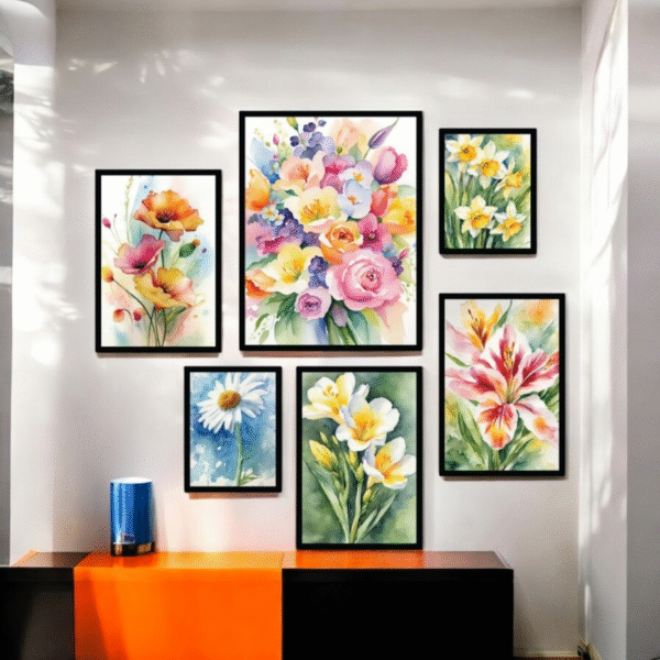 Watercolor Garden Ensemble